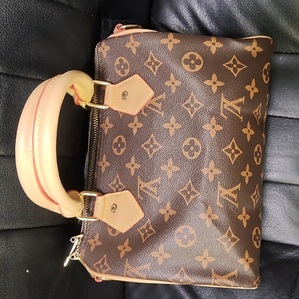 Fashion Nova Brown and Tan Satchel